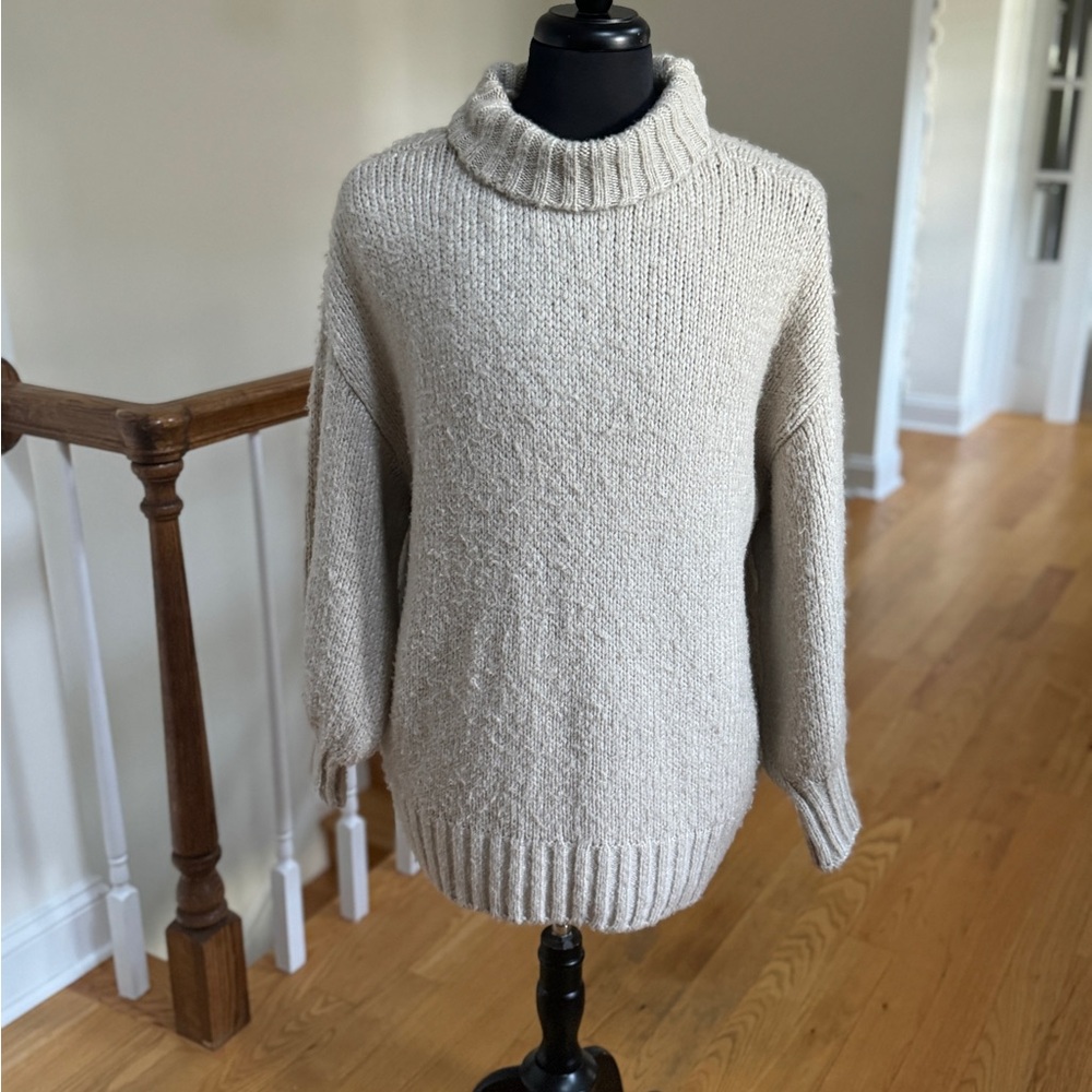 Urban Outfitters Cream Cowl Neck Sweater